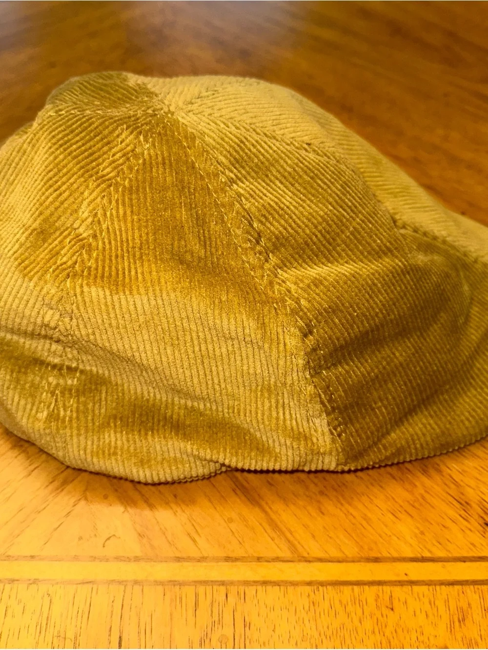 Stetson Corduroy Hat Size Medium Driving Newsboy Cabbie Tan Flat Cap